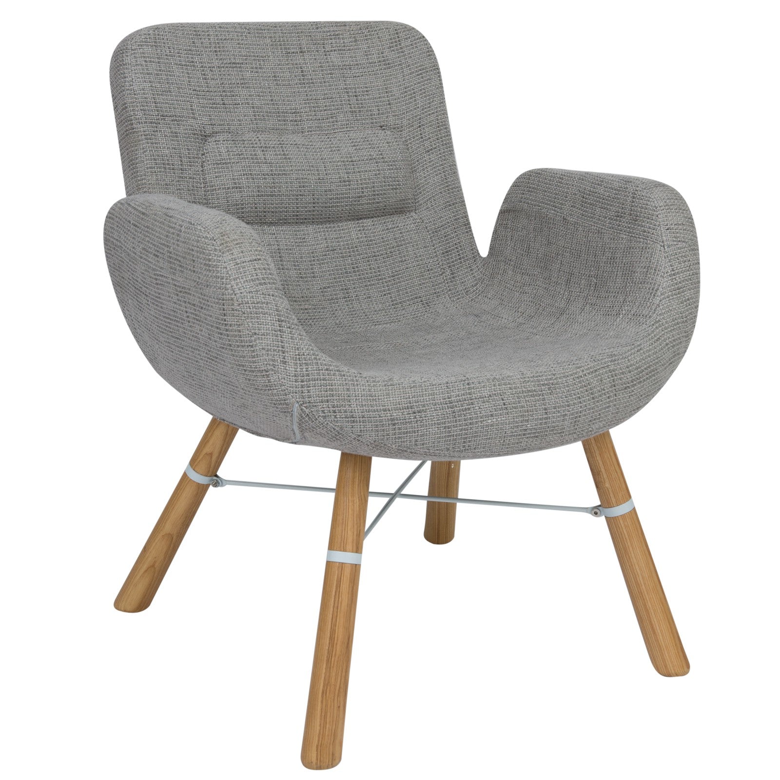 Milton Grey Accent Chair - living-essentials